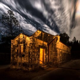 Powder Magazine Beechworth cropped Powder Magazine Beechworth Historic Precinct night