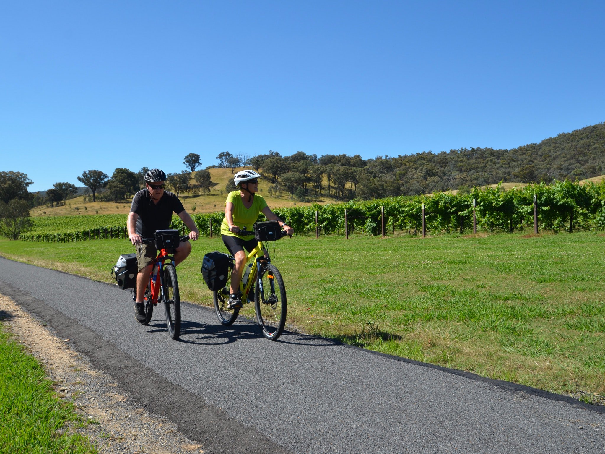 The Bike Hire Company Biking the Rail / Bike Trail near Myrtleford
