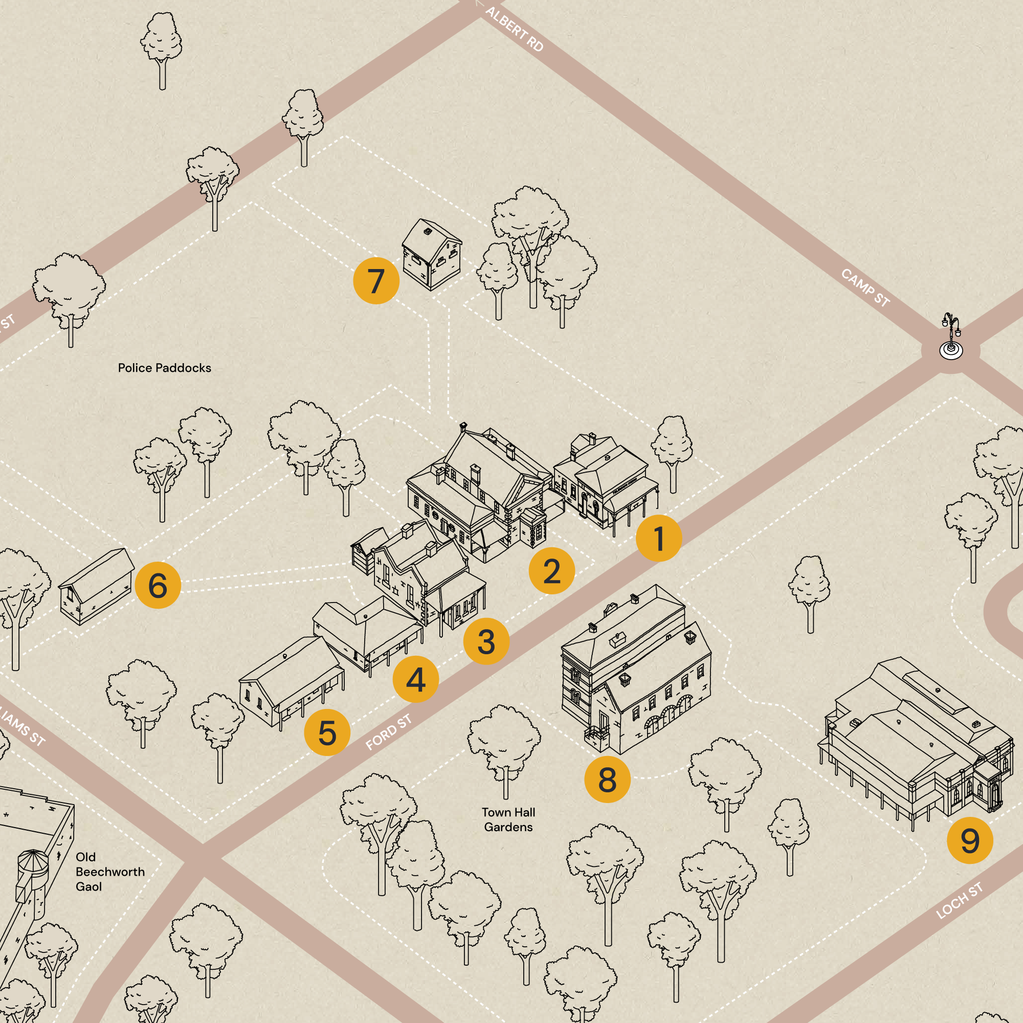 Beechworth-Historic-Precinct-Map