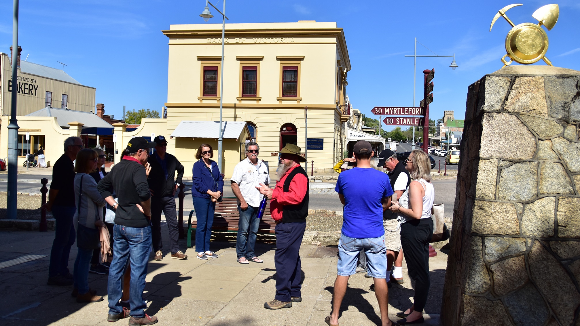 Gold tour Beechworth main street