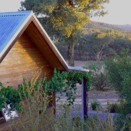 View of Candlebark Retreat from the side