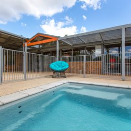 Outside entertainment area